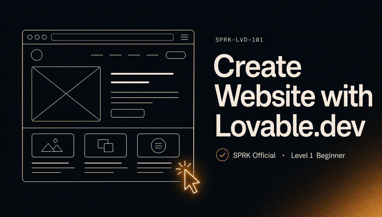 Create Website with Lovable.dev — Beginner