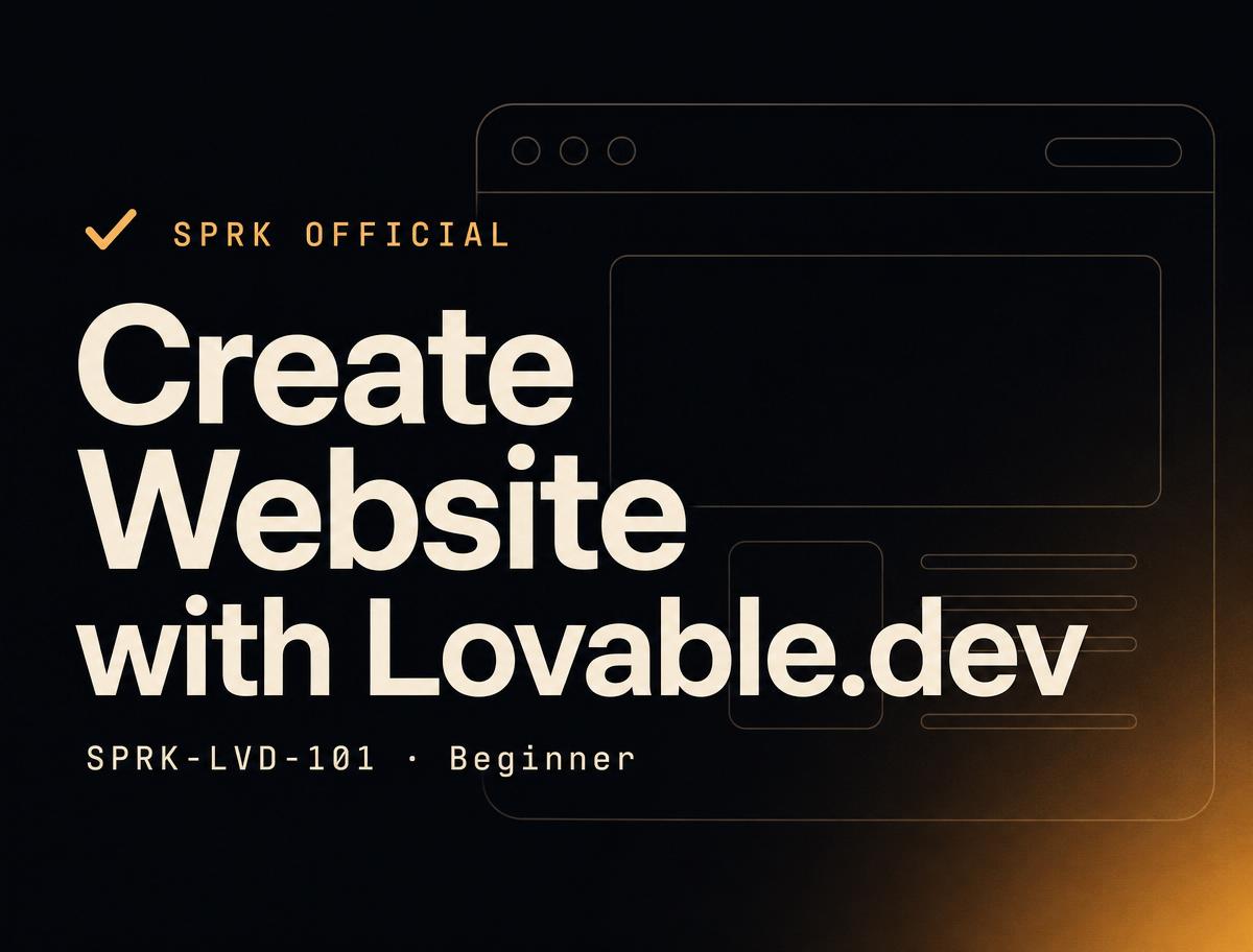 Create Website with Lovable.dev — Beginner